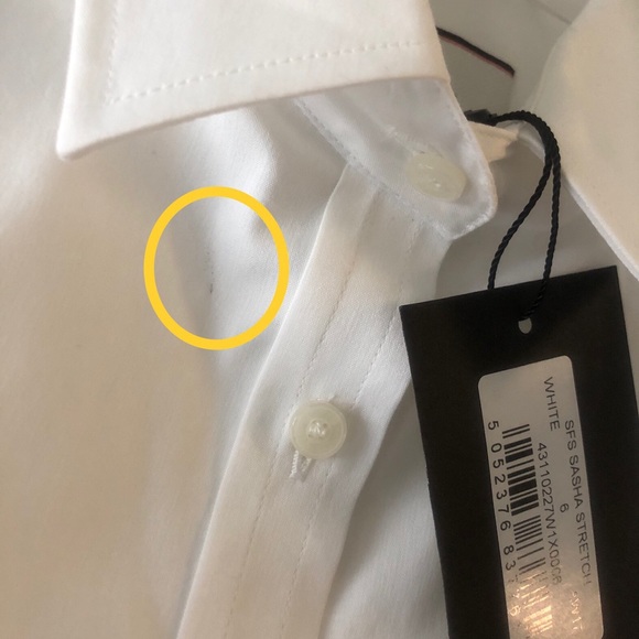 COPY - PINK THOMAS PINK LONDON WHITE POPLIN - Picture 5 of 5